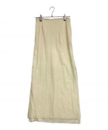 ETRE TOKYO（エトレトウキョウ）の古着「ベロアスカート」｜アイボリー