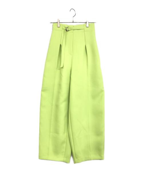 ELENDEEK（エレンディーク）ELENDEEK (エレンディーク) COCOON BELT PT グリーン サイズ:2の古着・服飾アイテム