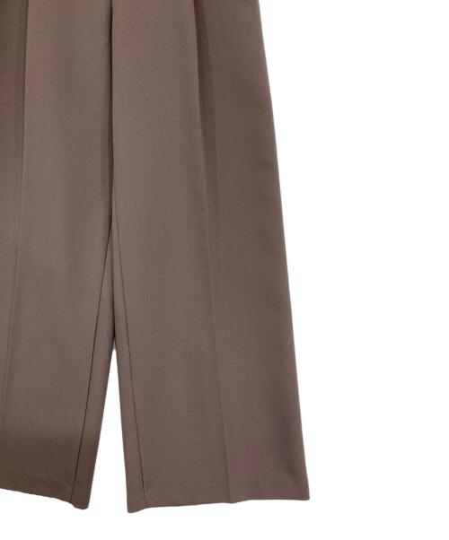 JILL BY JILLSTUART（ジル バイ ジルスチュアート）JILL BY JILLSTUART (ジル バイ ジルスチュアート) スコッチ釦ワイドパンツ ベージュ サイズ:Mの古着・服飾アイテム