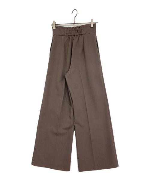 JILL BY JILLSTUART（ジル バイ ジルスチュアート）JILL BY JILLSTUART (ジル バイ ジルスチュアート) スコッチ釦ワイドパンツ ベージュ サイズ:Mの古着・服飾アイテム