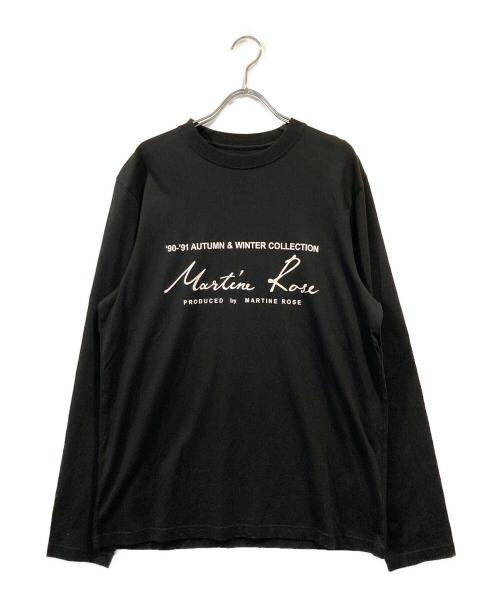 MARTINE ROSE（マーティン・ローズ）Martine rose (マーティン・ローズ) プリントTシャツ ブラック サイズ:Mの古着・服飾アイテム