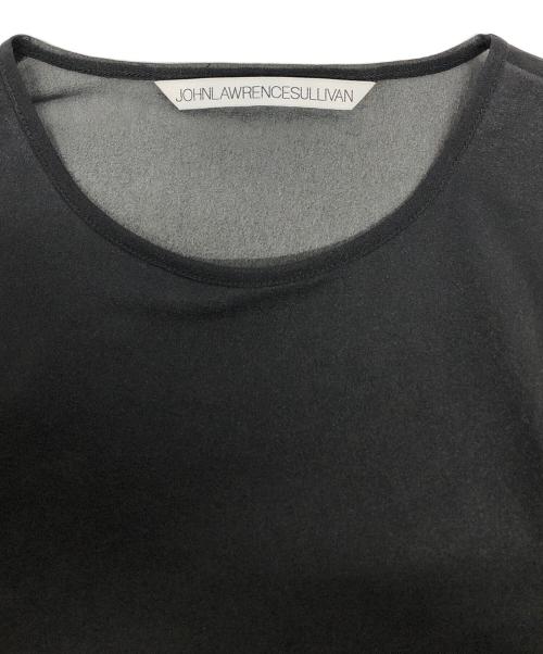 JOHN LAWRENCE SULLIVAN（ジョン ローレンス サリバン）JOHN LAWRENCE SULLIVAN (ジョン ローレンス サリバン) SEE-THROUGH LS TOP ブラック サイズ:Mの古着・服飾アイテム