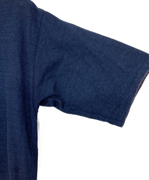 45rpm（45アールピーエム）45rpm (45アールピーエム) 藍染ポロシャツ インディゴ サイズ:3の古着・服飾アイテム