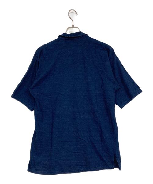 45rpm（45アールピーエム）45rpm (45アールピーエム) 藍染ポロシャツ インディゴ サイズ:3の古着・服飾アイテム