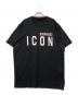 DSQUARED2（ディースクエアード）の古着「ICONプリントT」｜ブラック