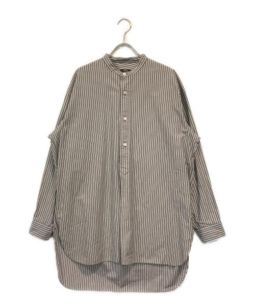 YLEVE（イレーヴ）YLEVE (イレーヴ) バンドカラーシャツ ブラック サイズ:SIZE 4の古着・服飾アイテム