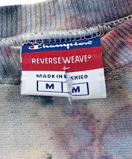 Champion REVERSE WEAVE（チャンピオン リバース ウィーブ）Champion REVERSE WEAVE (チャンピオン リバース ウィーブ) 00'sタイダイスウェット ブルー サイズ:Mの古着・服飾アイテム