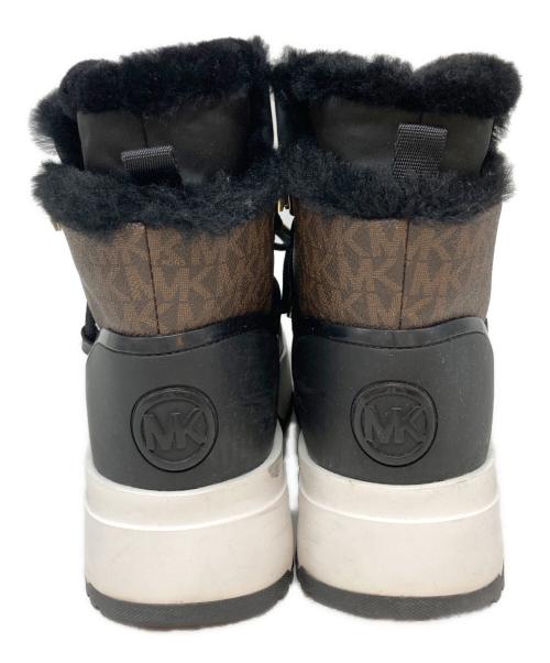 MICHAEL KORS（マイケル・コース）MICHAEL KORS (マイケル・コース) モノグラムブーツ ブラウン サイズ:SIZE39.5の古着・服飾アイテム
