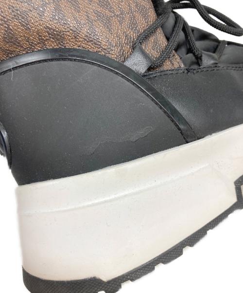 MICHAEL KORS（マイケル・コース）MICHAEL KORS (マイケル・コース) モノグラムブーツ ブラウン サイズ:SIZE39.5の古着・服飾アイテム