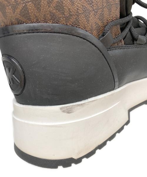 MICHAEL KORS（マイケル・コース）MICHAEL KORS (マイケル・コース) モノグラムブーツ ブラウン サイズ:SIZE39.5の古着・服飾アイテム