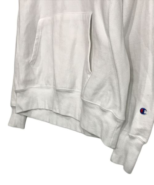 Champion（チャンピオン）Champion (チャンピオン) MoMA (モマ) リバースウィーブパーカー ホワイト サイズ:Mの古着・服飾アイテム