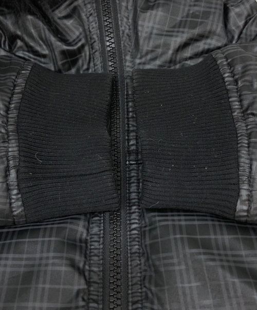 BURBERRY BLACK LABEL（バーバリーブラックレーベル）BURBERRY BLACK LABEL (バーバリーブラックレーベル) リバーシブルファーダウンジャケット ブラック サイズ:Lの古着・服飾アイテム