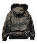 BURBERRY BLACK LABEL (バーバリーブラックレーベル) リバーシブルファーダウンジャケット ブラック サイズ:L：18000円