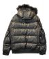 中古・古着 BURBERRY BLACK LABEL (バーバリーブラックレーベル) リバーシブルファーダウンジャケット ブラック サイズ:L：18000円