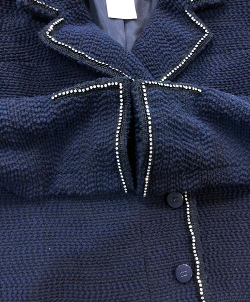 CHANEL（シャネル）CHANEL (シャネル) ツイードドレスセットアップ ネイビー サイズ:SIZE 38の古着・服飾アイテム