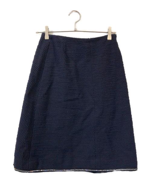 CHANEL（シャネル）CHANEL (シャネル) ツイードドレスセットアップ ネイビー サイズ:SIZE 38の古着・服飾アイテム