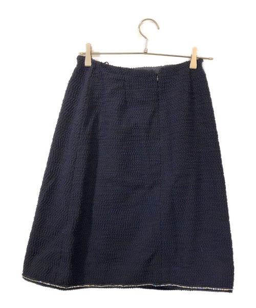 CHANEL（シャネル）CHANEL (シャネル) ツイードドレスセットアップ ネイビー サイズ:SIZE 38の古着・服飾アイテム