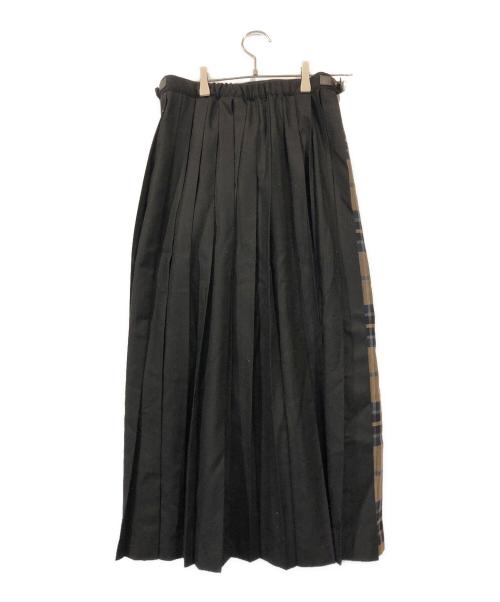O'NEIL OF DUBLIN（オニールオブダブリン）O'NEIL OF DUBLIN (オニールオブダブリン) プリーツラップスカート ブラック サイズ:US8の古着・服飾アイテム