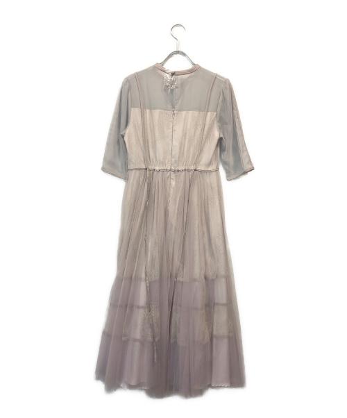 Apuweiser-riche（アプワイザーリッシェ）Apuweiser-riche (アプワイザーリッシェ) チュールレースワンピース ピンク サイズ:SIZE 1の古着・服飾アイテム
