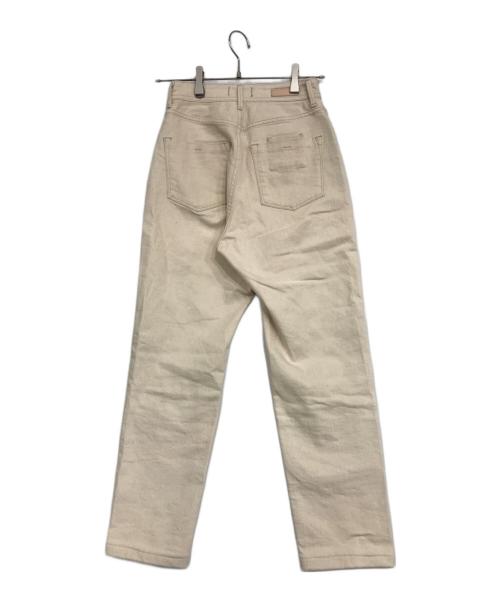YANUK（ヤヌーク）YANUK (ヤヌーク) ボーイズテーパードデニムパンツ アイボリー サイズ:W23の古着・服飾アイテム