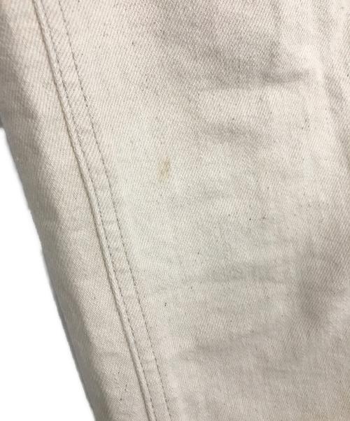 YANUK（ヤヌーク）YANUK (ヤヌーク) ボーイズテーパードデニムパンツ アイボリー サイズ:W23の古着・服飾アイテム