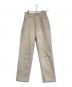 YANUK（ヤヌーク）の古着「ボーイズテーパードデニムパンツ」｜アイボリー