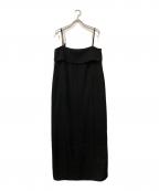 ELENIエレニ）の古着「ブロックプリーツワンピース」｜ブラック
