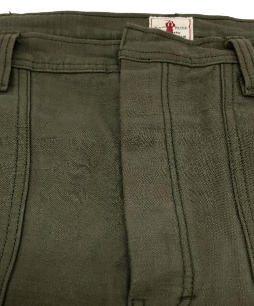 SAMURAI JEANS（サムライジーンズ）SAMURAI JEANS (サムライジーンズ) ヘビィーバックサテンベイカーパンツ グリーン サイズ:36の古着・服飾アイテム