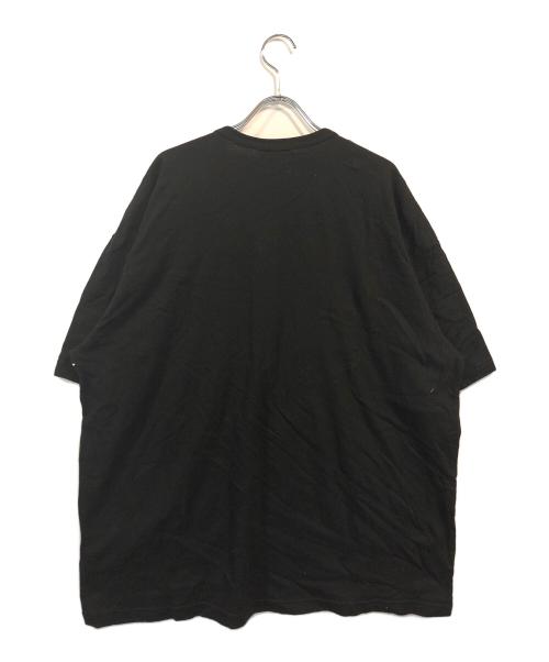 NIKE（ナイキ）NIKE (ナイキ) BLACK COMME des GARCONS (ブラック コムデギャルソン) コラボスウッシュプリントTシャツ ブラック サイズ:Mの古着・服飾アイテム