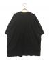 NIKE (ナイキ) BLACK COMME des GARCONS (ブラック コムデギャルソン) コラボスウッシュプリントTシャツ ブラック サイズ:M：10000円