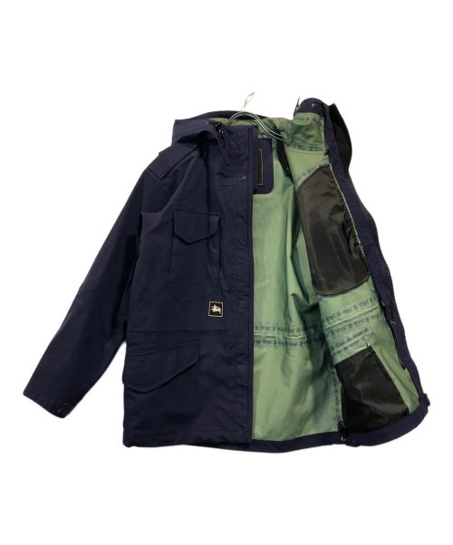 stussy（ステューシー）stussy (ステューシー) TILT (ティルト) ゴアテックス テックジャケット ネイビー サイズ:Sの古着・服飾アイテム