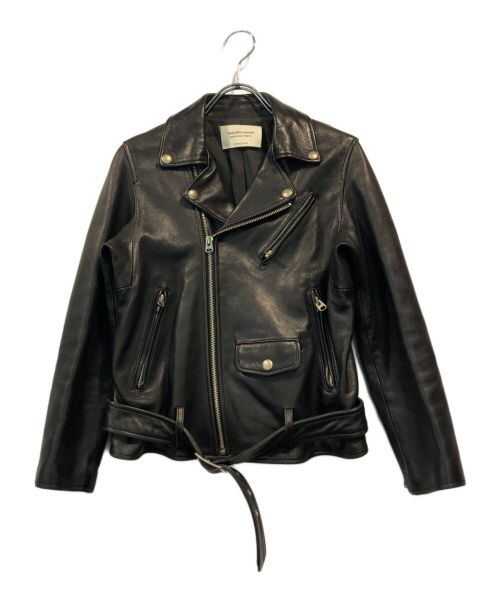 beautiful people（ビューティフルピープル）beautiful people (ビューティフルピープル) レザーライダースジャケット ブラック サイズ:SIZE 140の古着・服飾アイテム