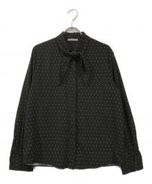 theory luxe（セオリーリュクス）の古着「タイシャツブラウス」｜ブラック