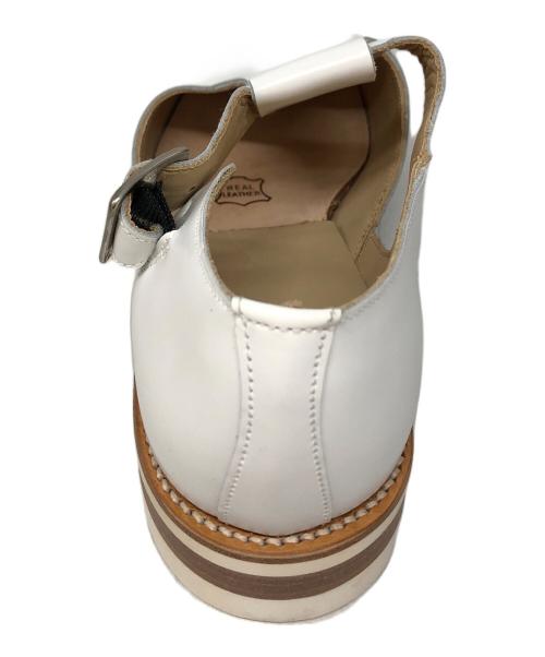 SANDERS（サンダース）SANDERS (サンダース) MILITARY SANDAL ホワイト サイズ:8の古着・服飾アイテム