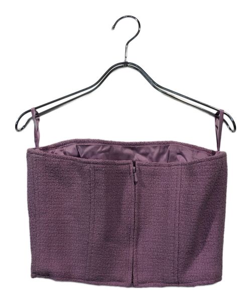 CHANEL（シャネル）CHANEL (シャネル) ココマークボタン3Pツイードセットアップ ピンク サイズ:36の古着・服飾アイテム