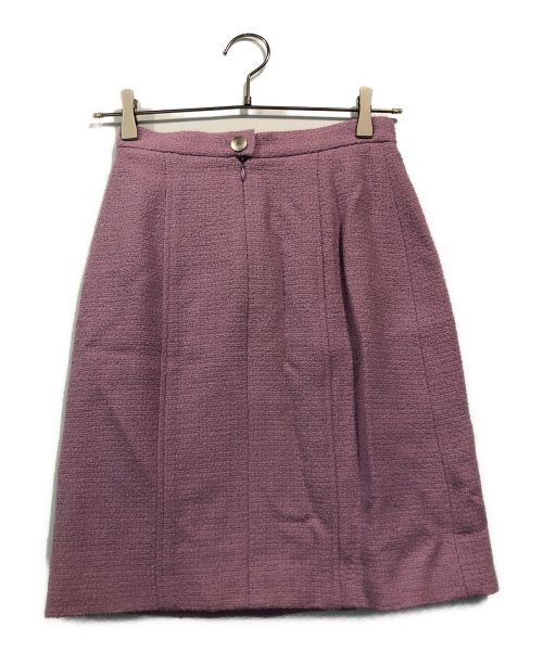 CHANEL（シャネル）CHANEL (シャネル) ココマークボタン3Pツイードセットアップ ピンク サイズ:36の古着・服飾アイテム