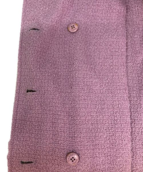 CHANEL（シャネル）CHANEL (シャネル) ココマークボタン3Pツイードセットアップ ピンク サイズ:36の古着・服飾アイテム