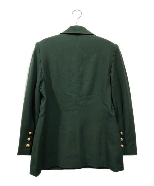 CELINE（セリーヌ）CELINE (セリーヌ) オールド金釦セットアップ グリーン サイズ:38の古着・服飾アイテム