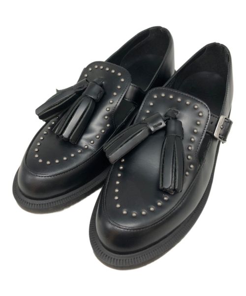 Dr.Martens（ドクターマーチン）Dr.Martens (ドクターマーチン) スタッズタッセルローファー ブラック サイズ:EU39の古着・服飾アイテム