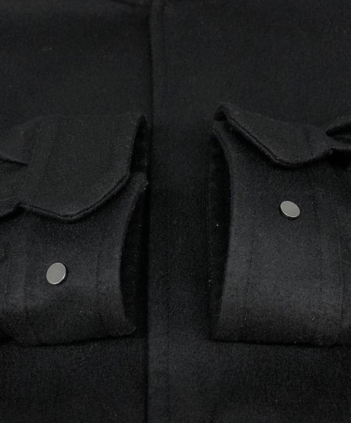 stein（シュタイン）stein (シュタイン) MELTON STUDIUM JACKET ブラック サイズ:Lの古着・服飾アイテム