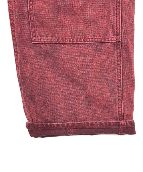 X-LARGE（エクストララージ）X-LARGE (エクストララージ) OVERDYED WORK PANTS バーガンディー サイズ:32の古着・服飾アイテム