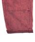 中古・古着 X-LARGE (エクストララージ) OVERDYED WORK PANTS バーガンディー サイズ:32：6000円