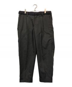 中古・古着通販】KOLOR (カラー) ストライプスラックスパンツ グレー