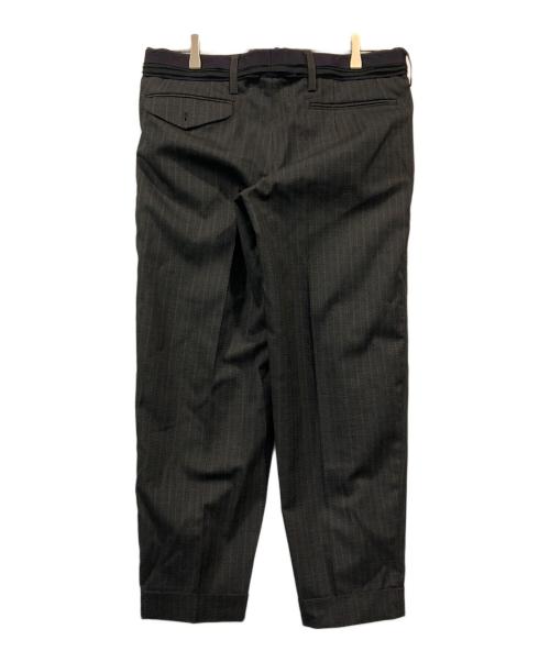 KOLOR（カラー）KOLOR (カラー) ウエスト切替ストライプスラックス ネイビー サイズ:SIZE1の古着・服飾アイテム