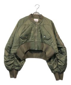 中古・古着通販】OMMO (オーエムエムオー) VOLUME SLEEVE SHORT MA-1 