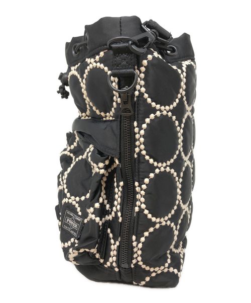 mina perhonen（ミナ ペルホネン）mina perhonen (ミナ ペルホネン) PORTER (ポーター) 2WAY TOOL BAG ブラックの古着・服飾アイテム