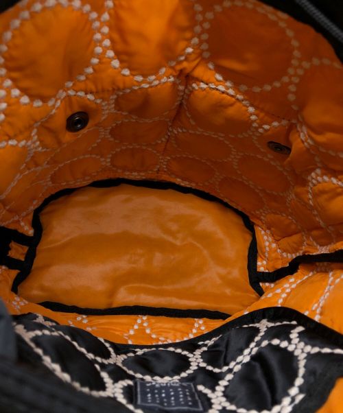 mina perhonen（ミナ ペルホネン）mina perhonen (ミナ ペルホネン) PORTER (ポーター) 2WAY TOOL BAG ブラックの古着・服飾アイテム