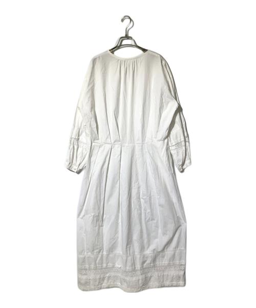Spick and Span（スピック＆スパン）Spick and Span (スピックアンドスパン) レースコットンワンピース ホワイト サイズ:Fの古着・服飾アイテム
