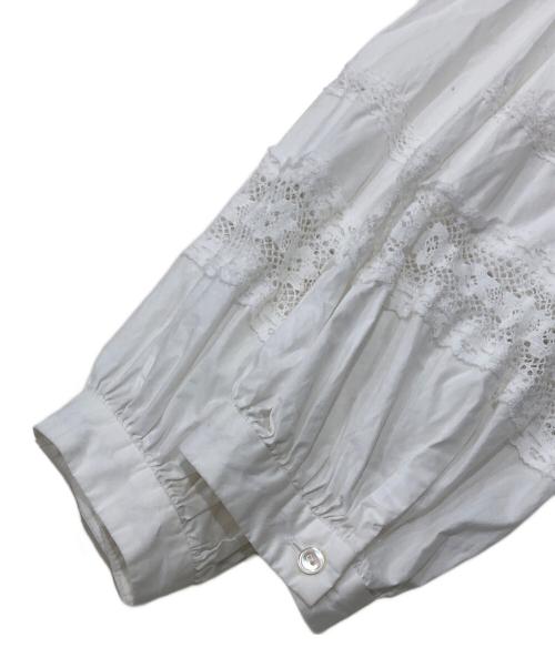 Spick and Span（スピック＆スパン）Spick and Span (スピックアンドスパン) レースコットンワンピース ホワイト サイズ:Fの古着・服飾アイテム