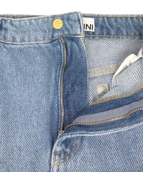 GANNI（ガニー）GANNI (ガニー) Heavy Denim Midi Skirt インディゴ サイズ:SIZE 42の古着・服飾アイテム